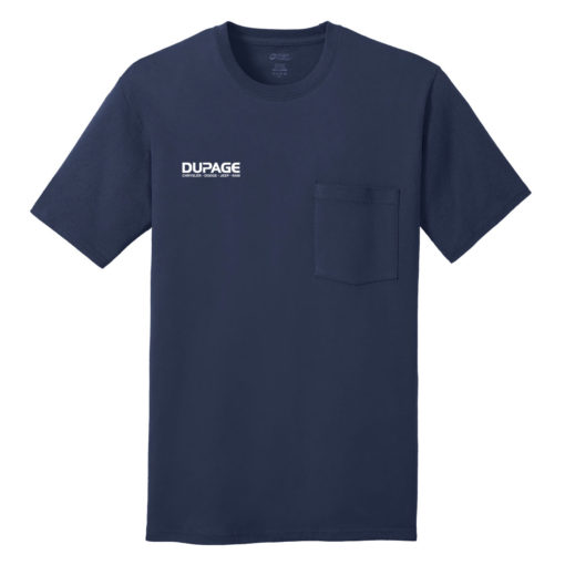DuPage CDJR Navy Core Cotton Pocket Tee