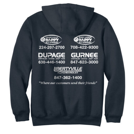 Gurnee CDJR Chevrolet Navy Carhartt® Midweight Hooded Sweatshirt - Image 2