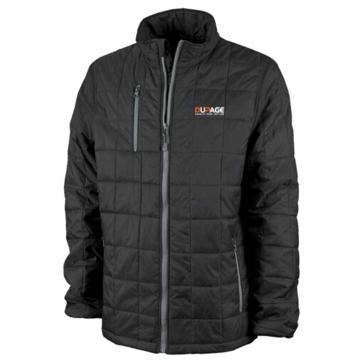 DuPage CDJR Men's Black/Grey Lithium Quilted Jacket