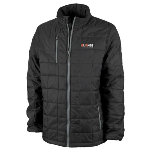 Gurnee CDJR Men's Black/Grey Lithium Quilted Jacket
