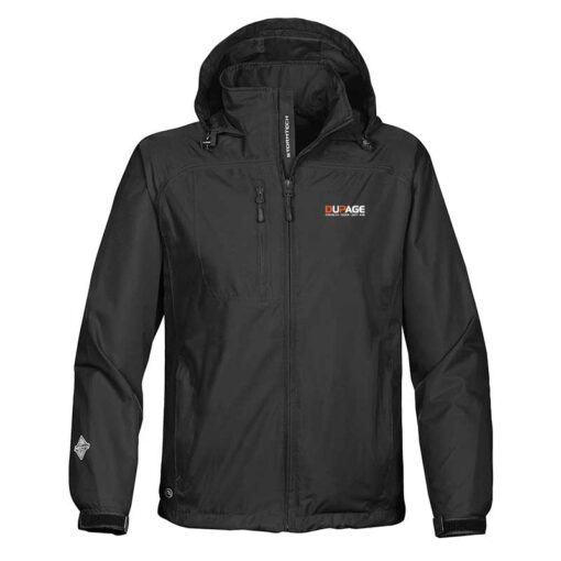DuPage CDJR Men's Black Stratus Lightweight Shell