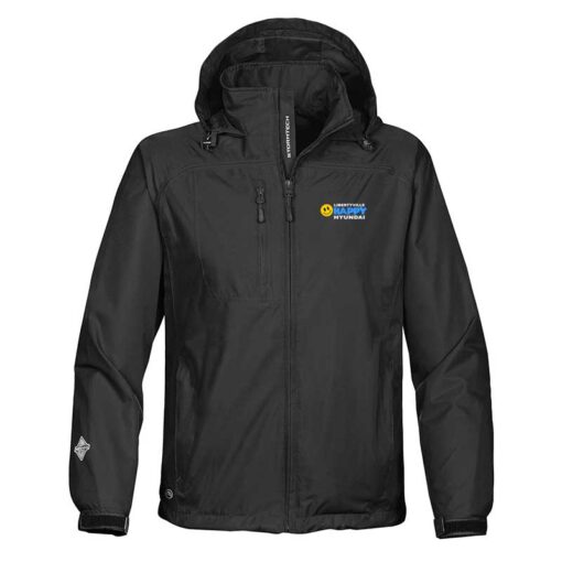 Libertyville Happy Hyundai Men's Black Stratus Lightweight Shell